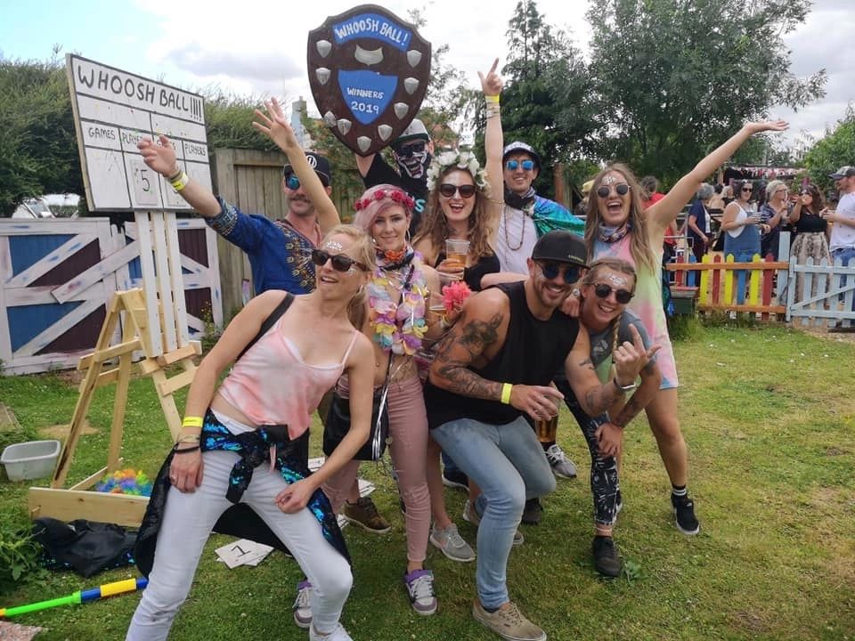 WHOOSH! branded decoration